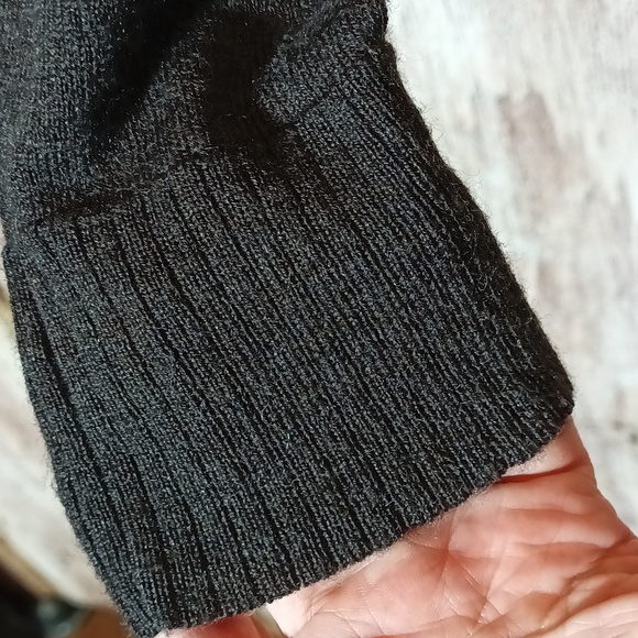 Smartwool taupe brown merino wool blend 1/2 zip pullover ribbed cuffs/hem Medium - Picture 6 of 12